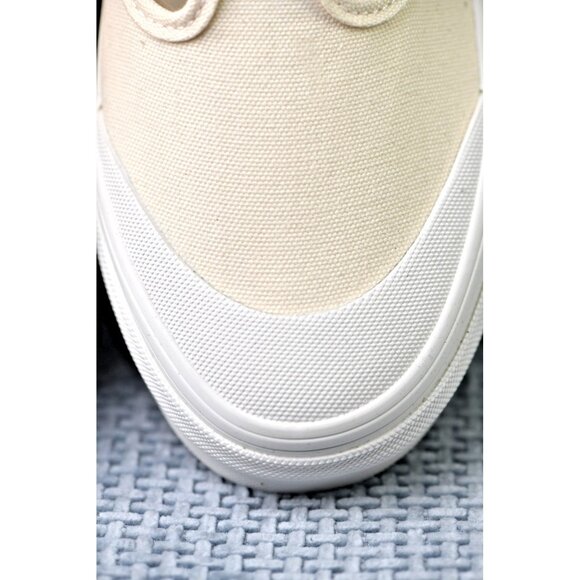 New! Size: 7.5 Women | Vans Style 93 Mary Jane Canvas Buckle Shoes Off White - Picture 9 of 13